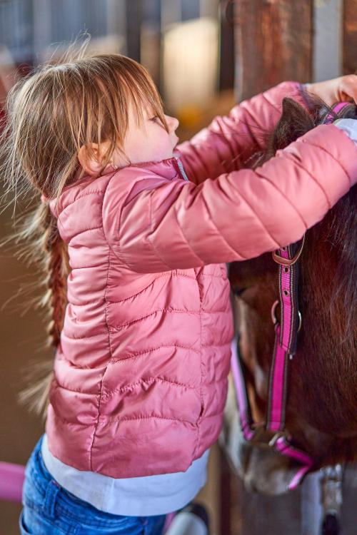 Girl with horse